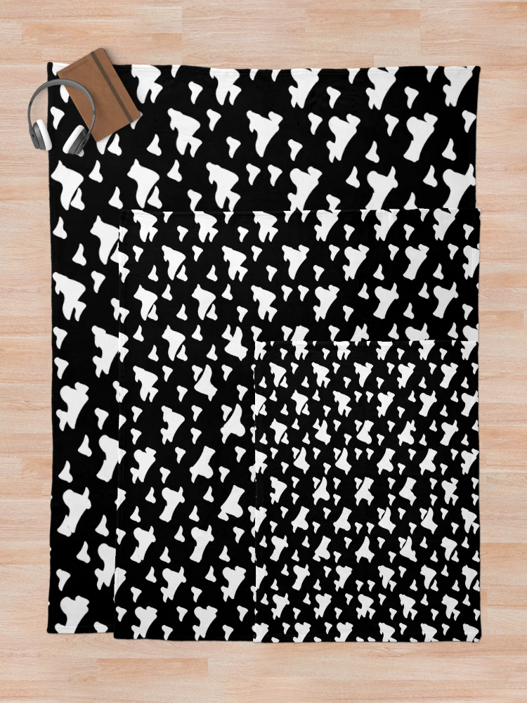 Thumbnail 5 of 6, Throw Blanket, Random Abstract Pattern designed and sold by mrtraz.