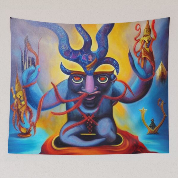 Item preview, Psycho Madness - Indigo Deity designed and sold by PsychoMadness.