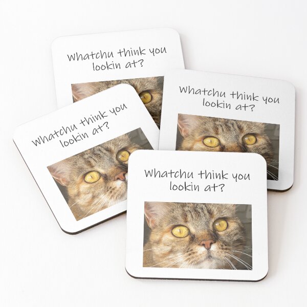 Item preview, cat looking at you designed and sold by Maddyprints.