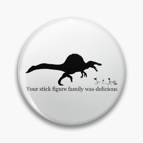 Item preview, Spinosaurus - Your Stick Figure Family was Delicious designed and sold by bfree0017.