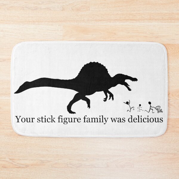 Item preview, Spinosaurus - Your Stick Figure Family was Delicious designed and sold by bfree0017.