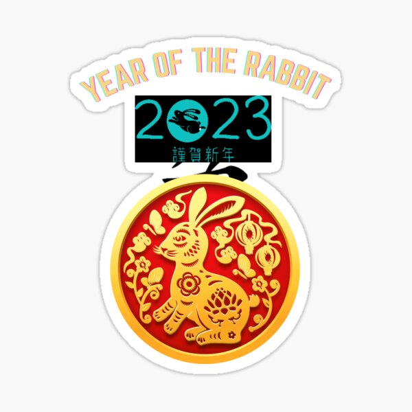 Year of the Rabbit 2023 Sticker