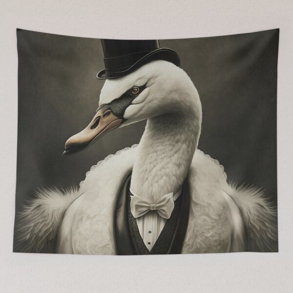 Item preview, Gentleman Swan #1 designed and sold by MichaelMayArt.