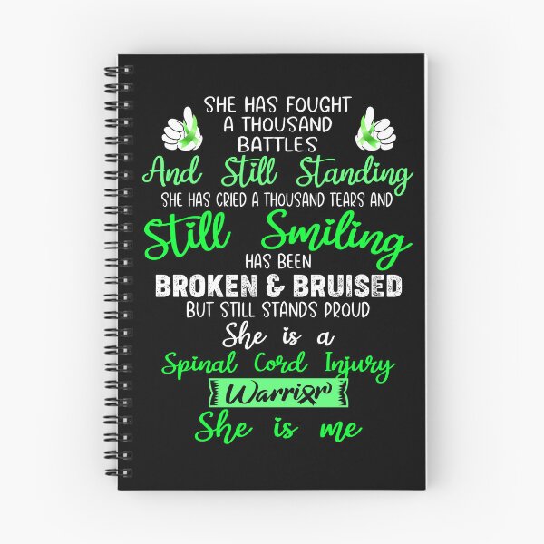 Item preview, Spinal Cord Injury Warrior SHE IS ME - Support Spinal Cord Injury Fighter Gifts designed and sold by Berriosly.