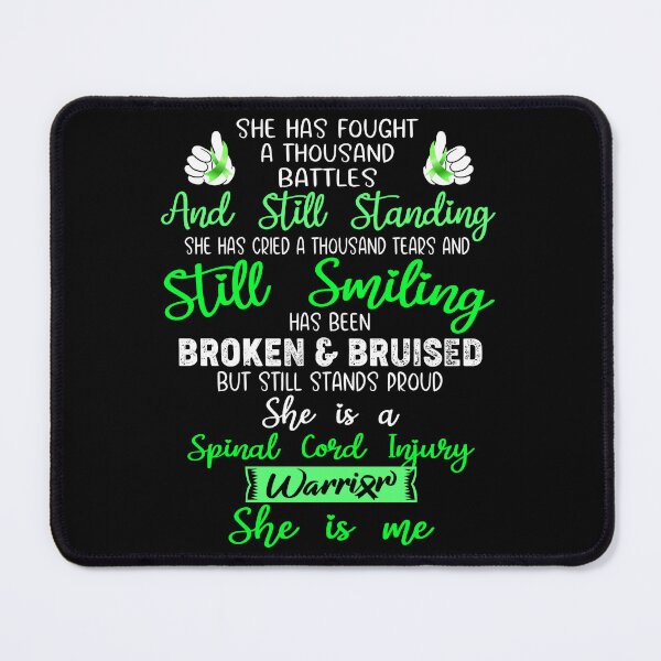 Item preview, Spinal Cord Injury Warrior SHE IS ME - Support Spinal Cord Injury Fighter Gifts designed and sold by Berriosly.