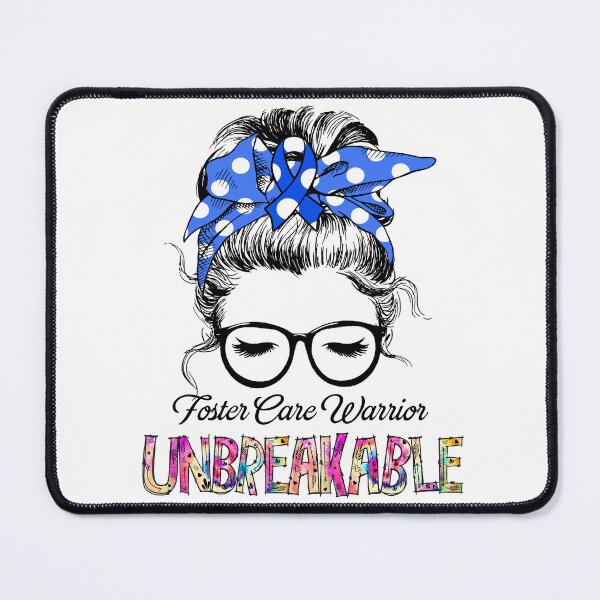 Item preview, Foster Care Warrior - UNBREAKABLE - Foster Care Ribbon designed and sold by Tifrop.
