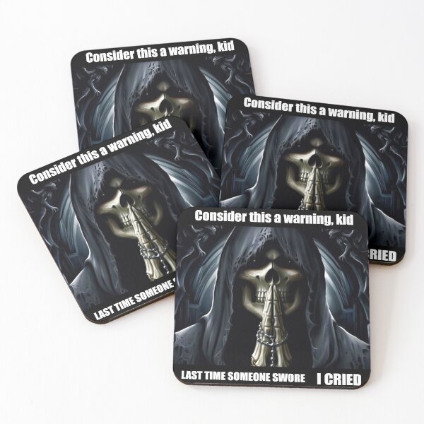 Item preview, Skeleton Meme Warning designed and sold by SirJager.