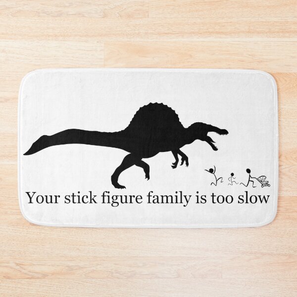Item preview, Spinosaurus - Your Stick Figure Family is too Slow designed and sold by bfree0017.
