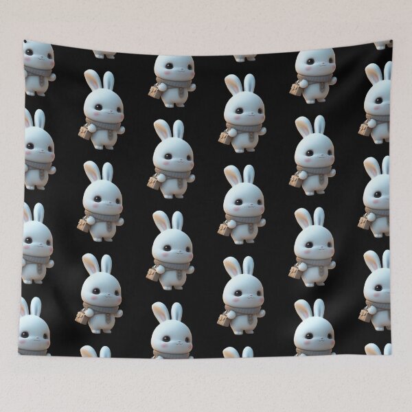 Item preview, Fluffy Easter Bunny v02 designed and sold by Scrumptious Designs.