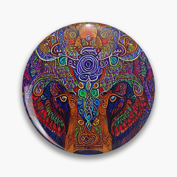 Item preview, Psychedelic Bear very colorful designed and sold by FantasyAIArt.