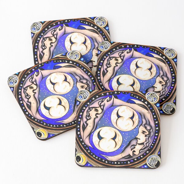 Item preview, Celestial moons goddess designed and sold by BigBrainArtwork.