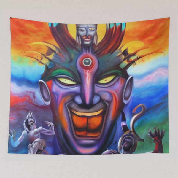Item preview, Psycho Madness - Purple Deity designed and sold by PsychoMadness.
