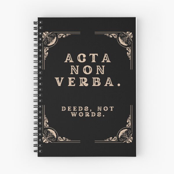 Item preview, Vintage Latin - Acta non verba.(Deeds, not words.)  designed and sold by Glashu.