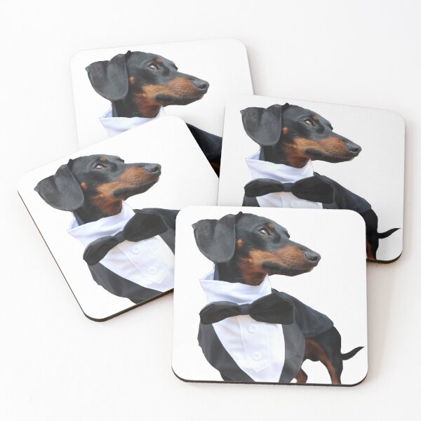 Item preview, Dachshund Dog in Costume, a little gentleman designed and sold by Jessica Weiss.