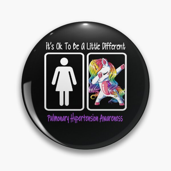 Item preview, Pulmonary Hypertension Awareness - It is Ok To Be A Little Different designed and sold by RekaJoJo.