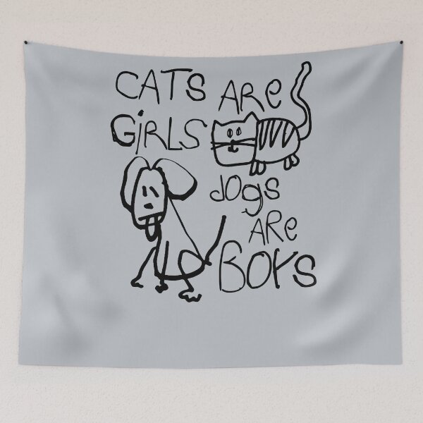 Item preview, Cat's are girls dogs are boys designed and sold by Christopher Taylor.