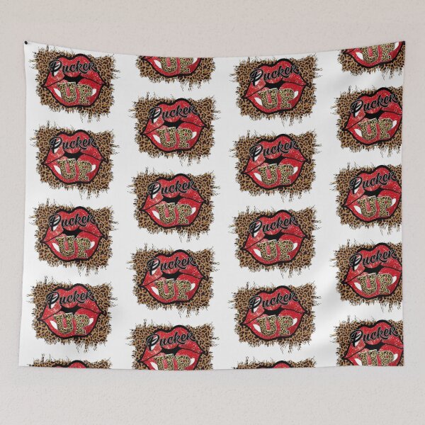 Item preview, Pucker Up Leopard Lips designed and sold by FortuneCookieTs.