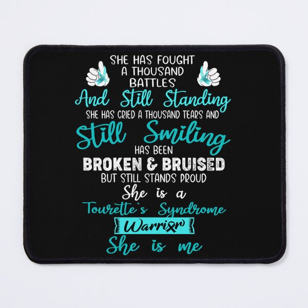 Item preview, Tourette's Syndrome Warrior SHE IS ME - Support Tourette's Syndrome Fighter Gifts designed and sold by Berriosly.