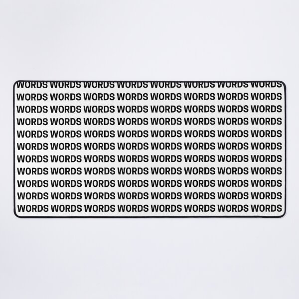 Item preview, WORDS WORDS WORDS designed and sold by SquishStitches.