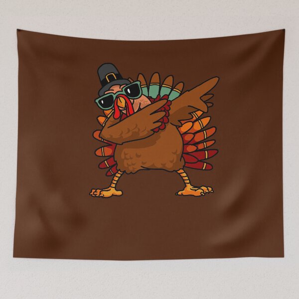 Item preview, Dabbing Turkey Shirt Funny Thanksgiving Turkey Costume Shirt 2 designed and sold by vomaria.