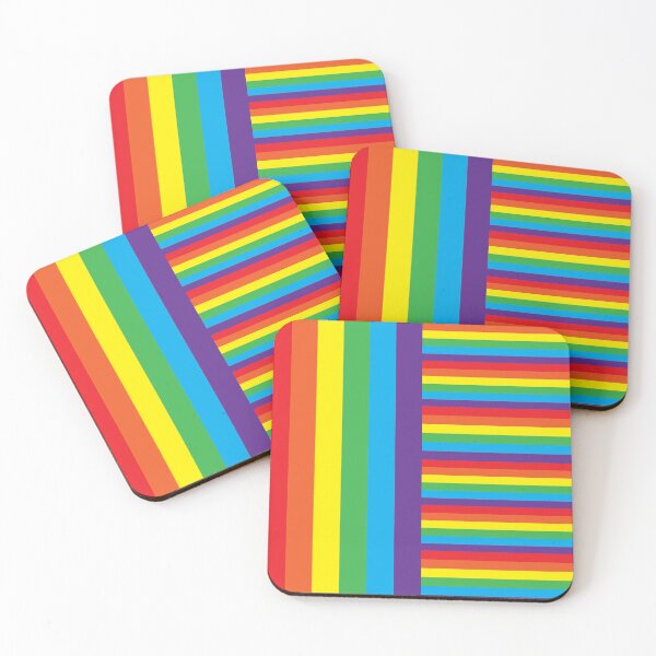 Item preview, Uneven Rainbow Stripes designed and sold by ColorZoo.