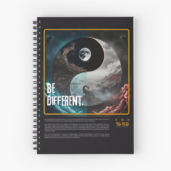 Aperçu de l'œuvre Lune et lave : un paradoxe Yin Yang créée et vendue par jemcreatives.