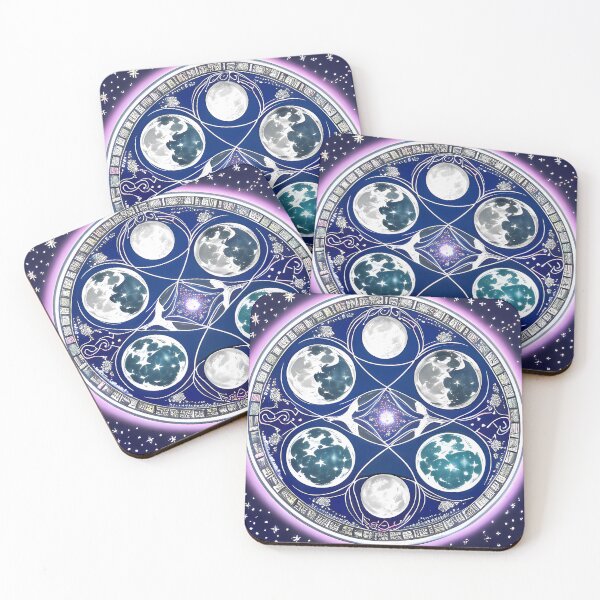 Item preview, Celestial moons phases designed and sold by BigBrainArtwork.