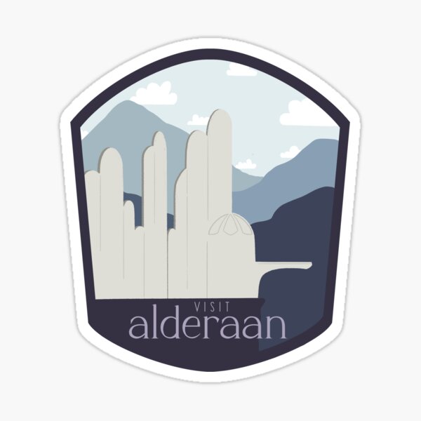 visit alderaan Sticker