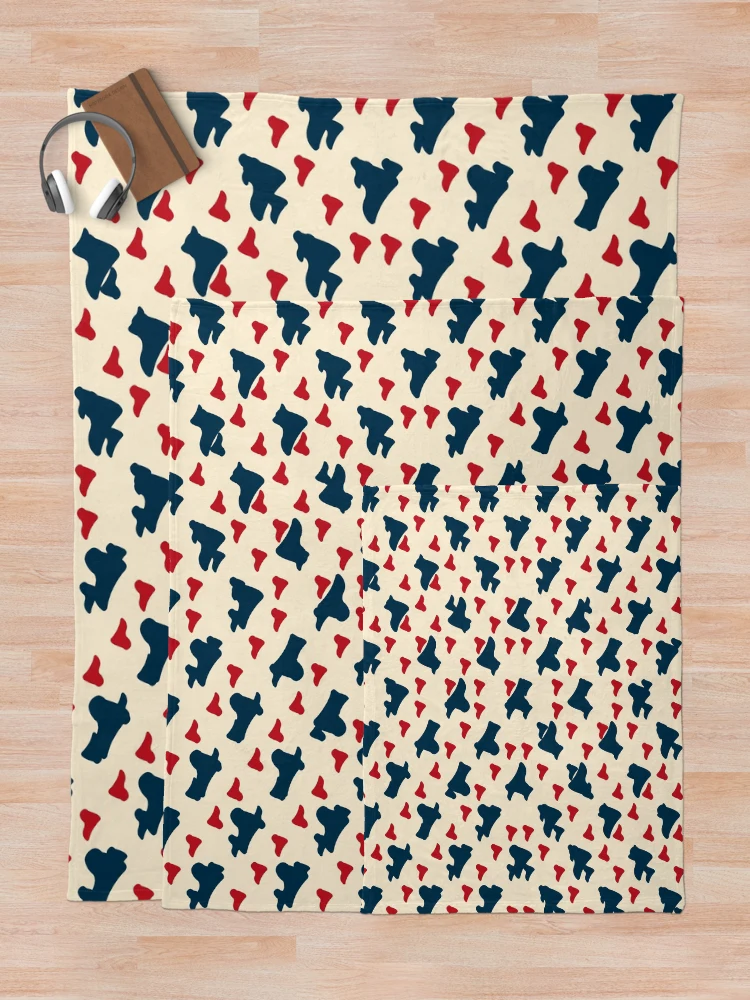 Thumbnail 5 of 6, Throw Blanket, Random Abstract Pattern designed and sold by mrtraz.