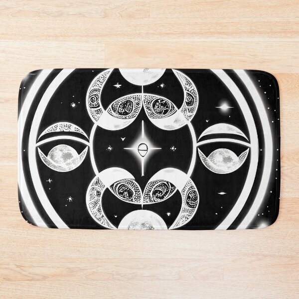 Item preview, Full moon phases designed and sold by BigBrainArtwork.