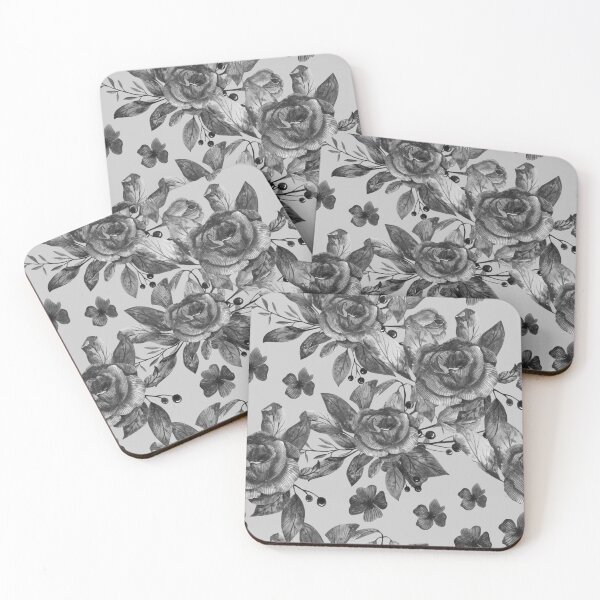 Item preview, Black rose gothic florals designed and sold by pinkyfish1010.