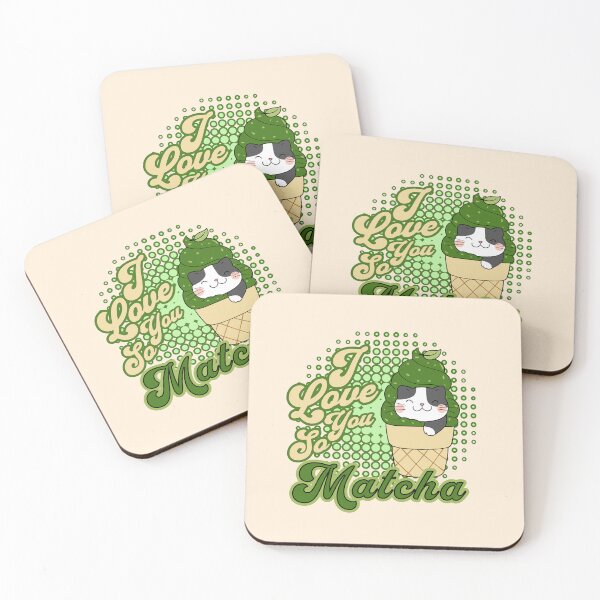 Item preview, I Love You So Matcha 3 designed and sold by SimplyMe-Plus.