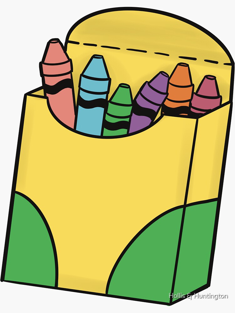 Box Of Crayons | Sticker