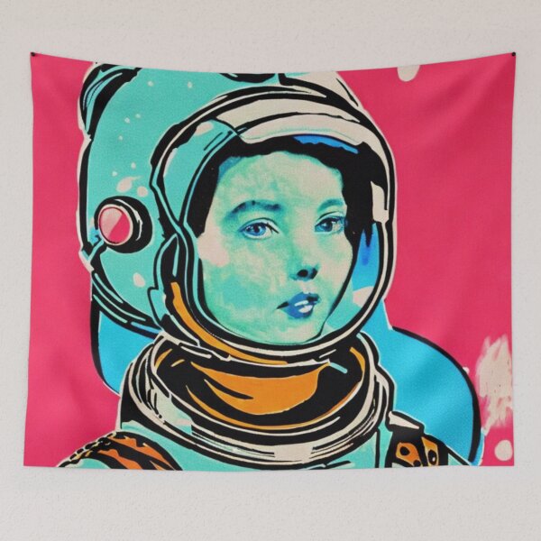 Item preview, Space girl | vintage aesthetics  designed and sold by spinolator.