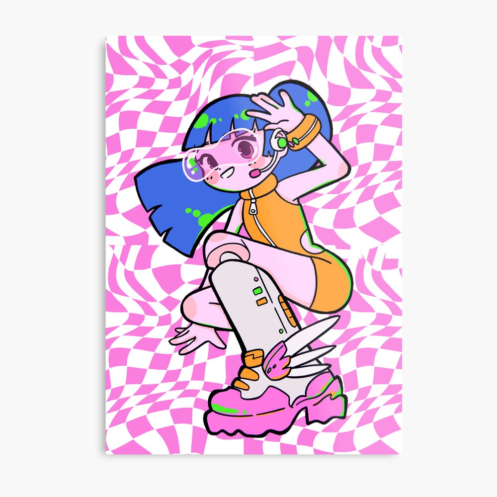 Y2K Neon Anime Girl by LittleNeonKitten on DeviantArt