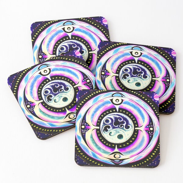 Item preview, Full moon celestial designed and sold by BigBrainArtwork.