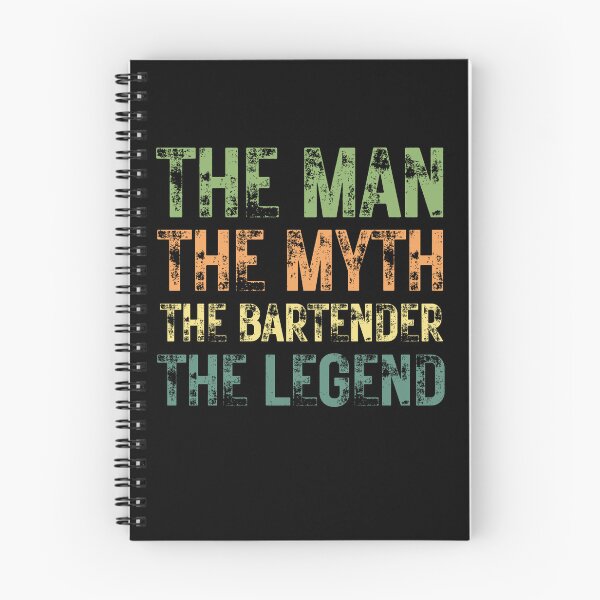 Item preview, The Man The Myth The Bartender the Legend designed and sold by Crafty-Mornings.
