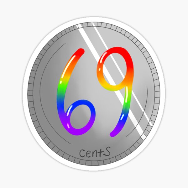 69-cents-logo-sticker-for-sale-by-maizydae-redbubble