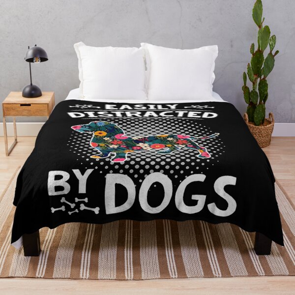 Item preview, EASILY DISTRACTED BY DOGS designed and sold by justbener.