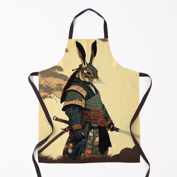 Item preview, ukiyo-e Styled Samurai Rabbit designed and sold by Sabot119.