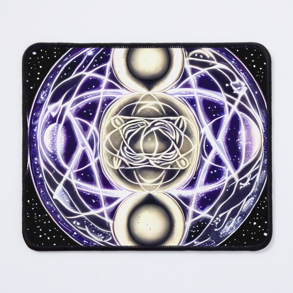 Item preview, Sacred geometry moon designed and sold by BigBrainArtwork.