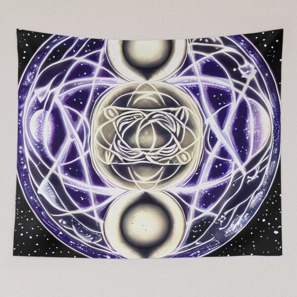 Artikelvorschau, Mond der Heiligen Geometrie entworfen und verkauft von BigBrainArtwork.
