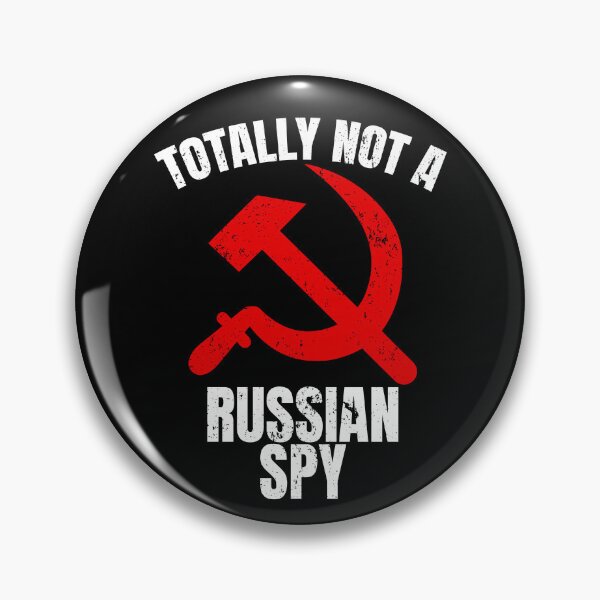 Item preview, Totally Not A Russian Spy Russian Flag Not A Russian Spy Gear designed and sold by DynamicDesign.