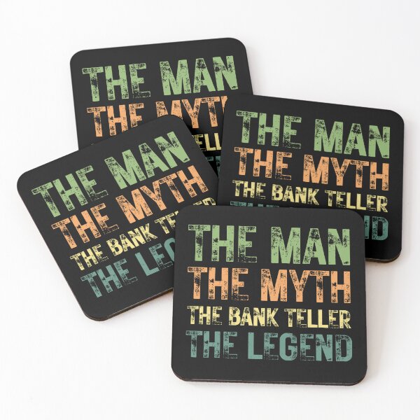 Item preview, The Man The Myth The Bank Teller the Legend designed and sold by Crafty-Mornings.