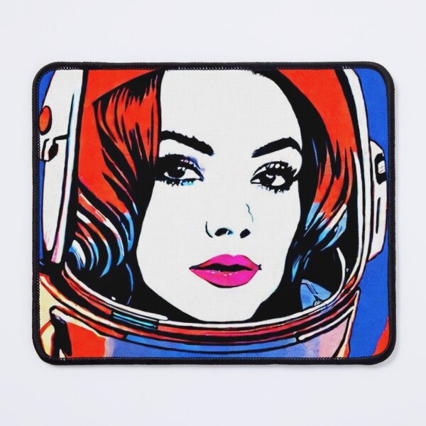 Item preview, Space girl portrait  | Digital art | street art aesthetic designed and sold by CiceroSpin.
