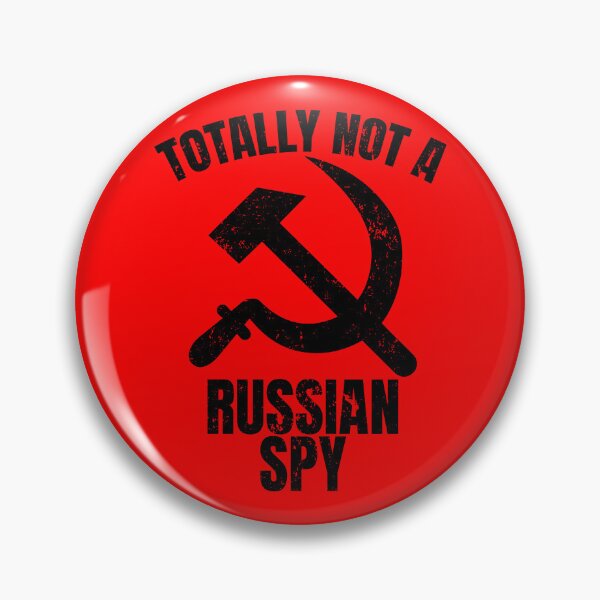 Item preview, Totally Not A Russian Spy Russian Flag Not A Russian Spy Gear designed and sold by DynamicDesign.