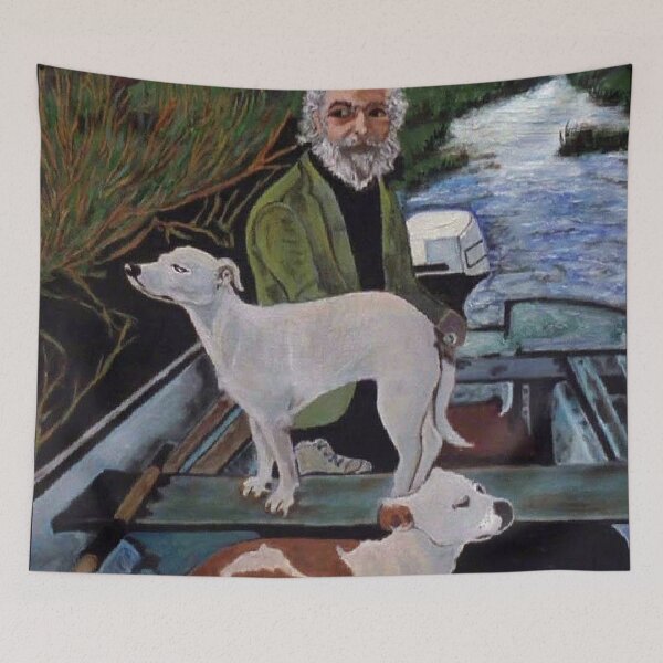 Item preview, Man in Painting Art designed and sold by WandaLeonard.
