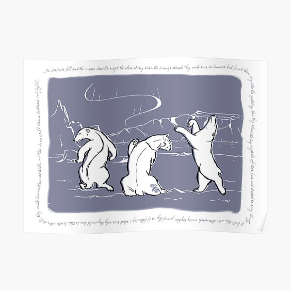 Dancing Polar Bears Poster