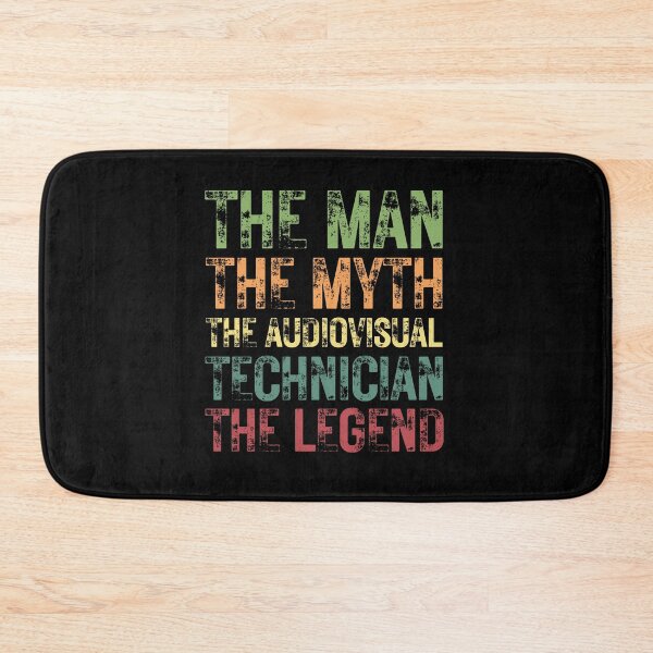 Item preview, The Man The Myth The Audiovisual Technician the Legend designed and sold by Crafty-Mornings.