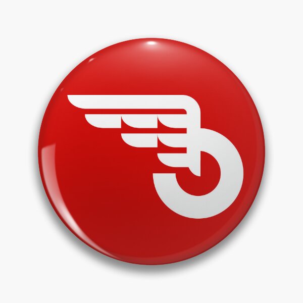 Item preview, Retro Detroit Hockey Logo Sticker designed and sold by RetroSportRevue.